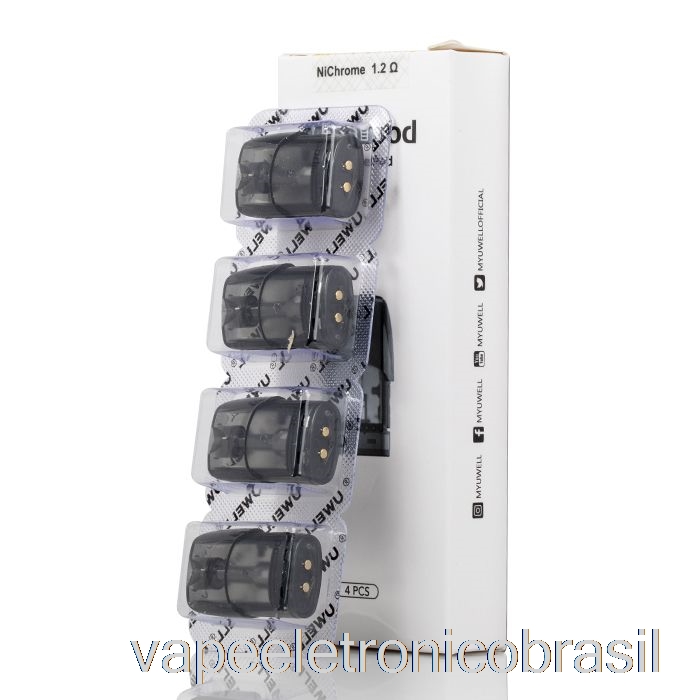 Vape Eletrônico Uwell Marsupod Pods De Substituição 1.2ohm Marsupod Pods